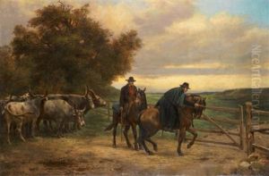 Troupeau Et Gardiens A Cheval Troupeau Et Gardiens A Cheval