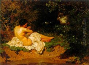 Idylle Am Bachufer by Jules Didier