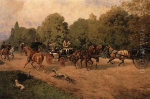 Au Bois De Boulogne by Jules Didier