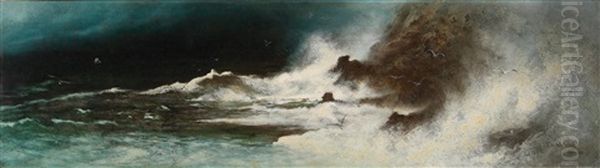 The Storm by Karl Wilhelm Diefenbach