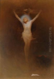 Christus Am Kreuz by Karl Wilhelm Diefenbach