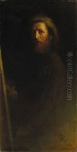 Selbstbildnis by Karl Wilhelm Diefenbach