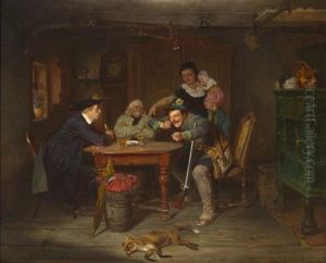 Pub Scene by Anton Heinrich Dieffenbach