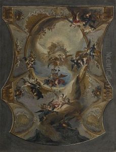 Verherrlichung Gottvaters Durch Das Opfer Im Alten Bund by Johann Georg Dieffenbrunner