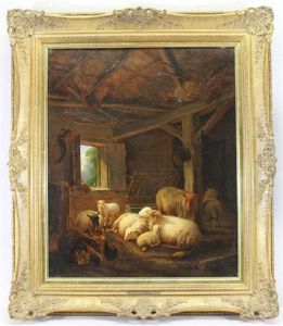 Sheep In A Stable Sheep In A Stable