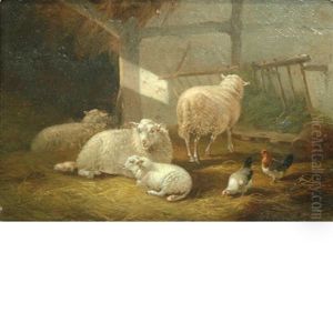 Sheep In A Clearing; Sheep In A Barn (2 Works) Sheep In A Clearing; Sheep In A Barn (2 Works)