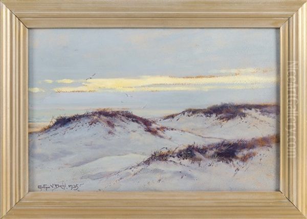 Sunrise Over The Dunes Of Provincetown, Massachusetts - view 1