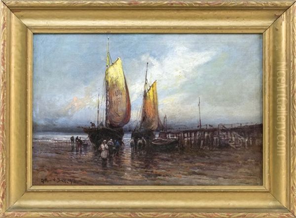 Beached Sailing Vessel - view 1