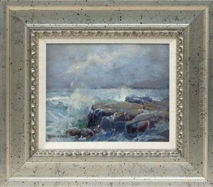 Surf Crashing Over The Rocks by Arthur Vidal Diehl