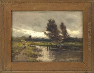 Dutch Landscape by Arthur Vidal Diehl