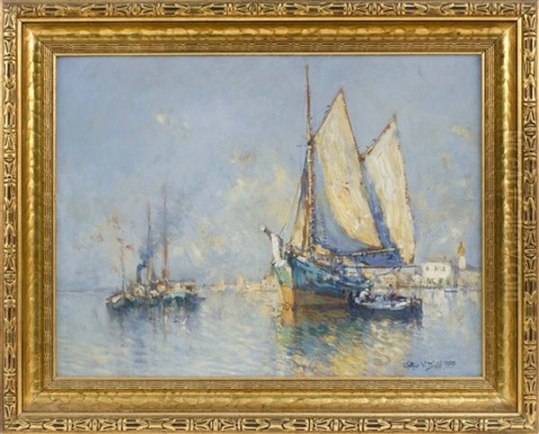 Moroccan Harbor Scene - view 1