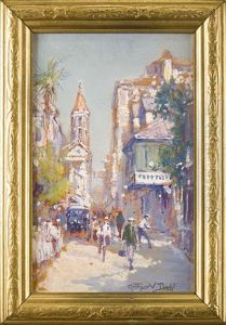 St. George Street, St. Augustine, Florida by Arthur Vidal Diehl