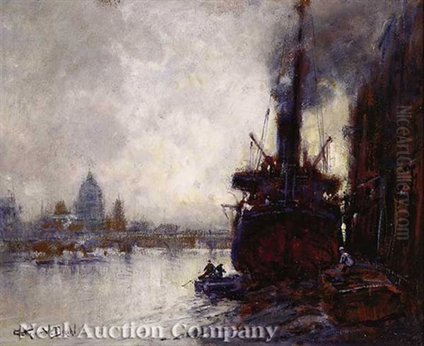Docked On The Thames - view 1