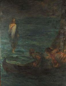 Ges Cammina Sulle Acque by Giovanni Ardy