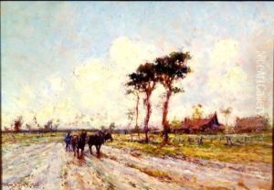 Plowing The Field by Arthur Vidal Diehl