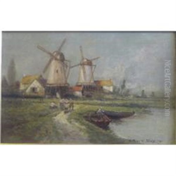 In Conversation Near The Windmills - view 1