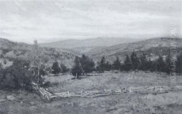New England Landscape, Autumn - view 1