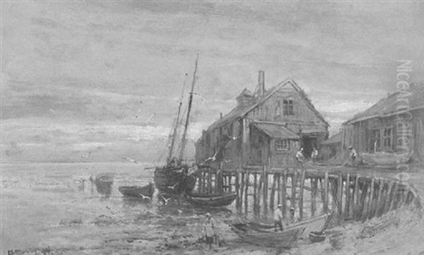 A Gray Day At Provincetown, Mass. - view 1