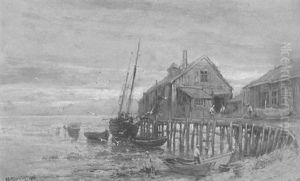A Gray Day At Provincetown, Mass. by Arthur Vidal Diehl