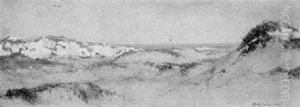 Sand Dunes At P-town by Arthur Vidal Diehl