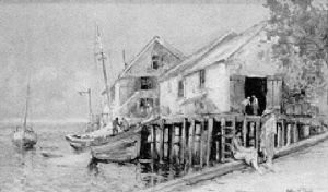 Provincetown Pier Scene