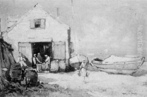 Provincetown Fisherfolk by Arthur Vidal Diehl