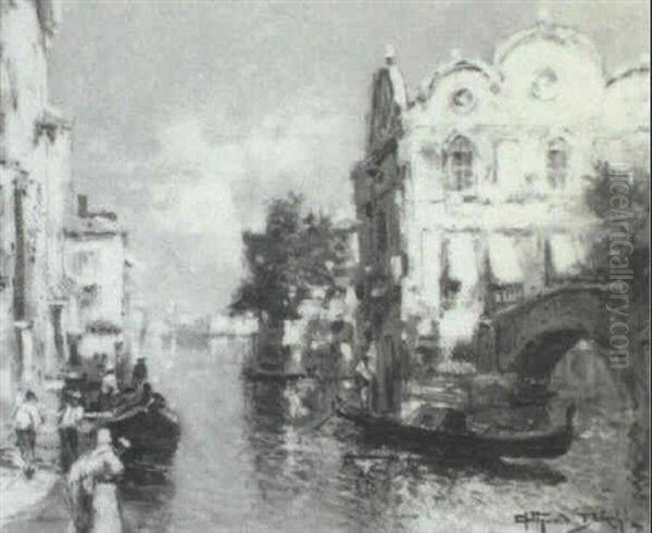 Venetian Canal Scene - view 1