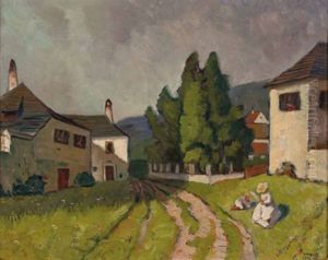 Sommertag In Weisenkirchen/wachau by Hanns Diehl-Wallendorf