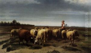Herderin by Charles Dielman
