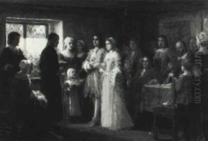 The Betrothal by Frederick Dielman