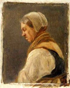Bildnis Einer Bauerin by Jakob Fuerchtegott Dielmann