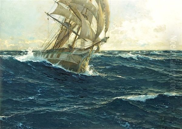 Sailing In Rough Seas - view 1
