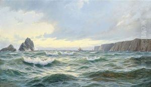 Felsige Meereskuste Im Fruhen Morgenlicht by Michael Zeno Diemer