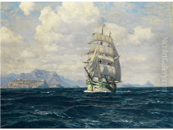 Segelschiff Vor Der Italienischen Kuste - view 1