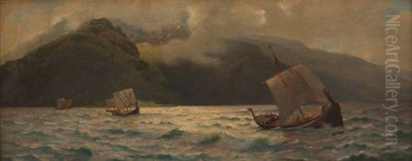 Segelschiffe Vor Kuste - view 1