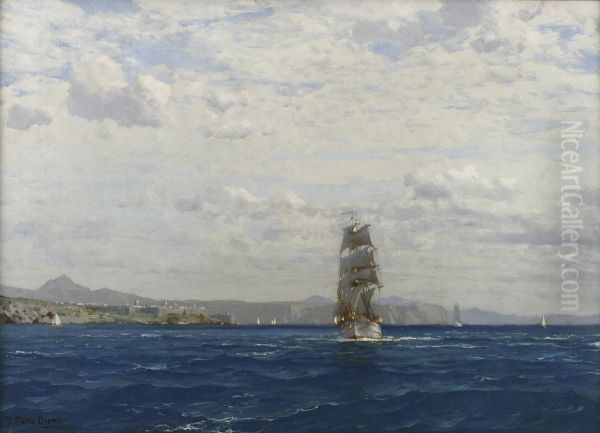 Sailing Off The Kilitbahir Fortress In The Dardenelles, Turkey - view 1