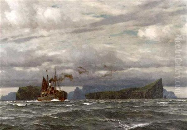 A Steamboat Amongst Islands - view 1