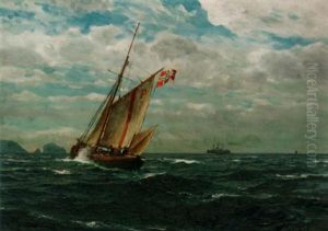 A Norwegian Lobster Boat by Michael Zeno Diemer