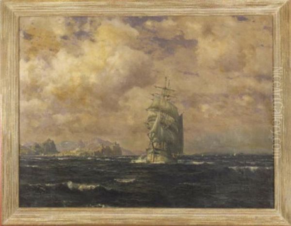 Two-masted Ship On The Mediterranean - view 1