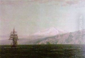 Segelschiff Auf Bewegter See by Michael Zeno Diemer