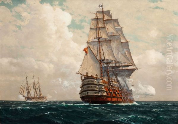 Ship At Sea - view 1