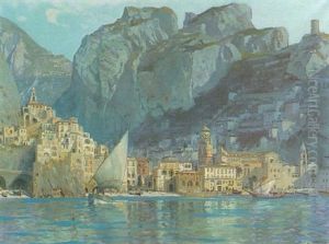 Blick Auf Amalfi