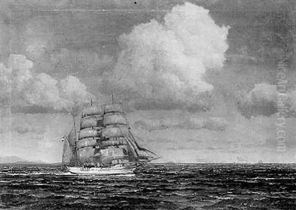 Segelschiff Auf Hoher See - view 1