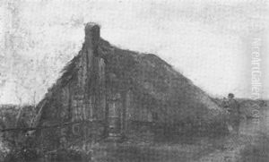Plaggenhut Bij Havelte by Adolf Marinus Johannes Diemont