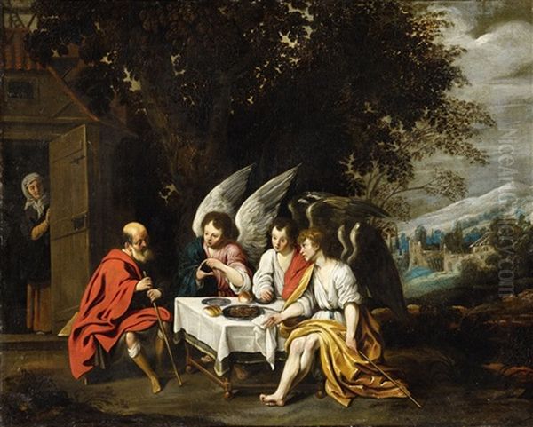 Abraham And The Three Angels - view 1
