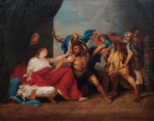 Samson Taken By The Philistines by Abraham van Diepenbeeck