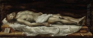 Christ In The Tomb by Abraham van Diepenbeeck
