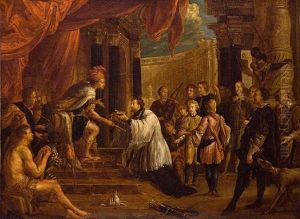 Die Audienz Des Hl. Rudolf Aquaviva Beim Grosmogul Akbar
