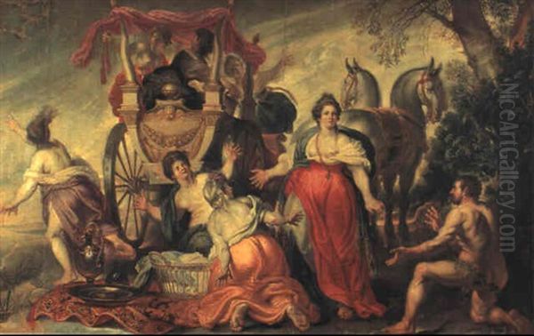 Odysseus Und Nausikaa Auf Der Insel Der Phaaken - view 1