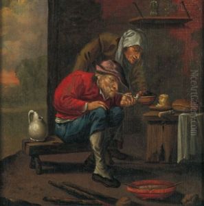 Das Bauernpaar by Abraham Diepraam